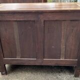 French Louis Philippe Chest of Drawers, Late 19th Century, Burr Walnut