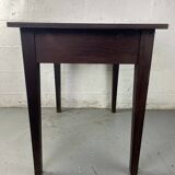 Wooden side table with drawer.