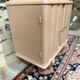 Beautiful pastel pink art deco bedside table