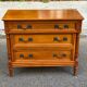 Louis XVI commode in solid cherry wood — Quality Furniture Label 1976