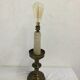 Antique lamp with brass base