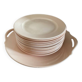 Lot sarreguemines rose