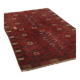 Ancient Asian wool rug, hand-knotted, 82 x 51 in.