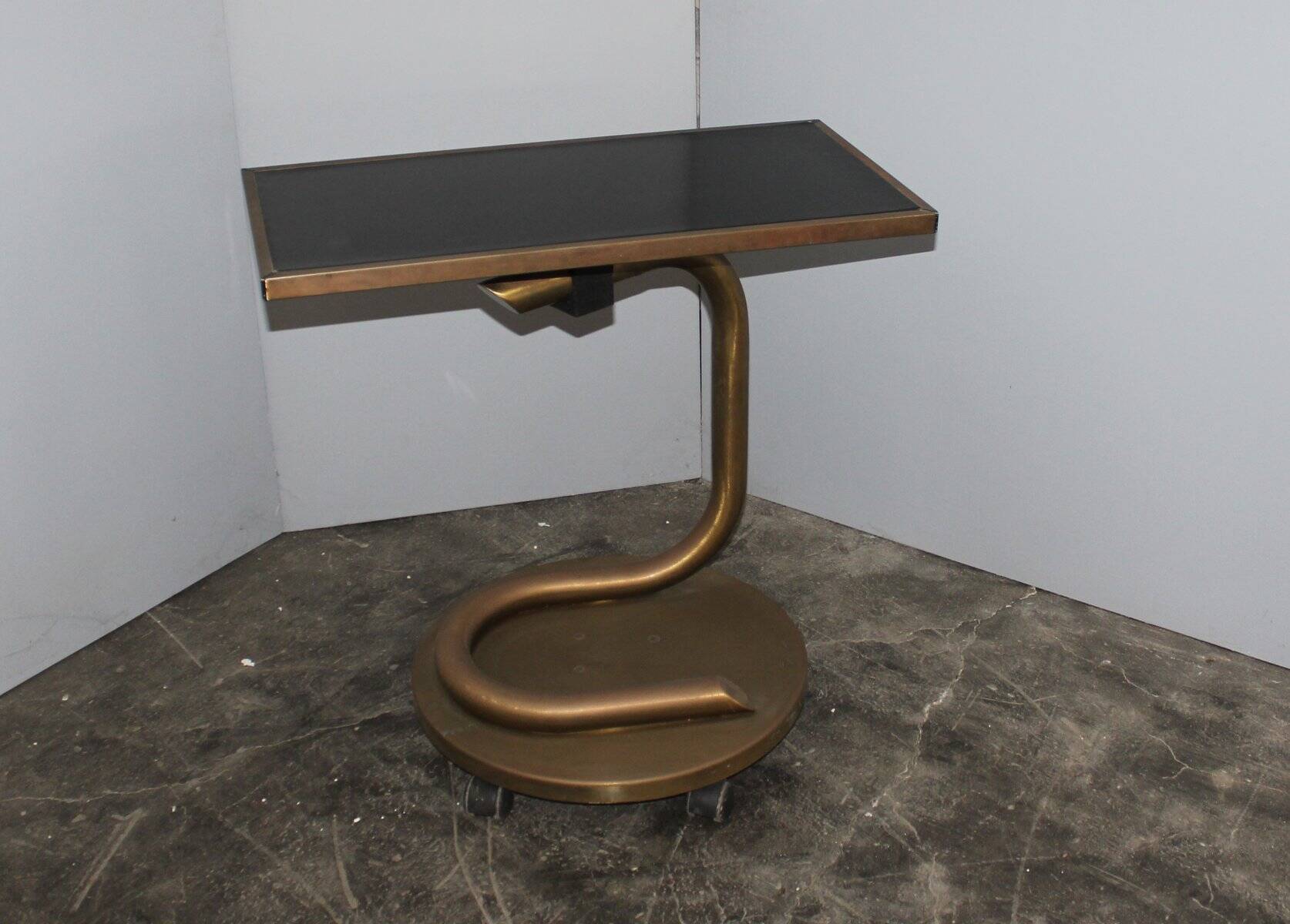 Chariot Mid-Century Laminated Black, Italy