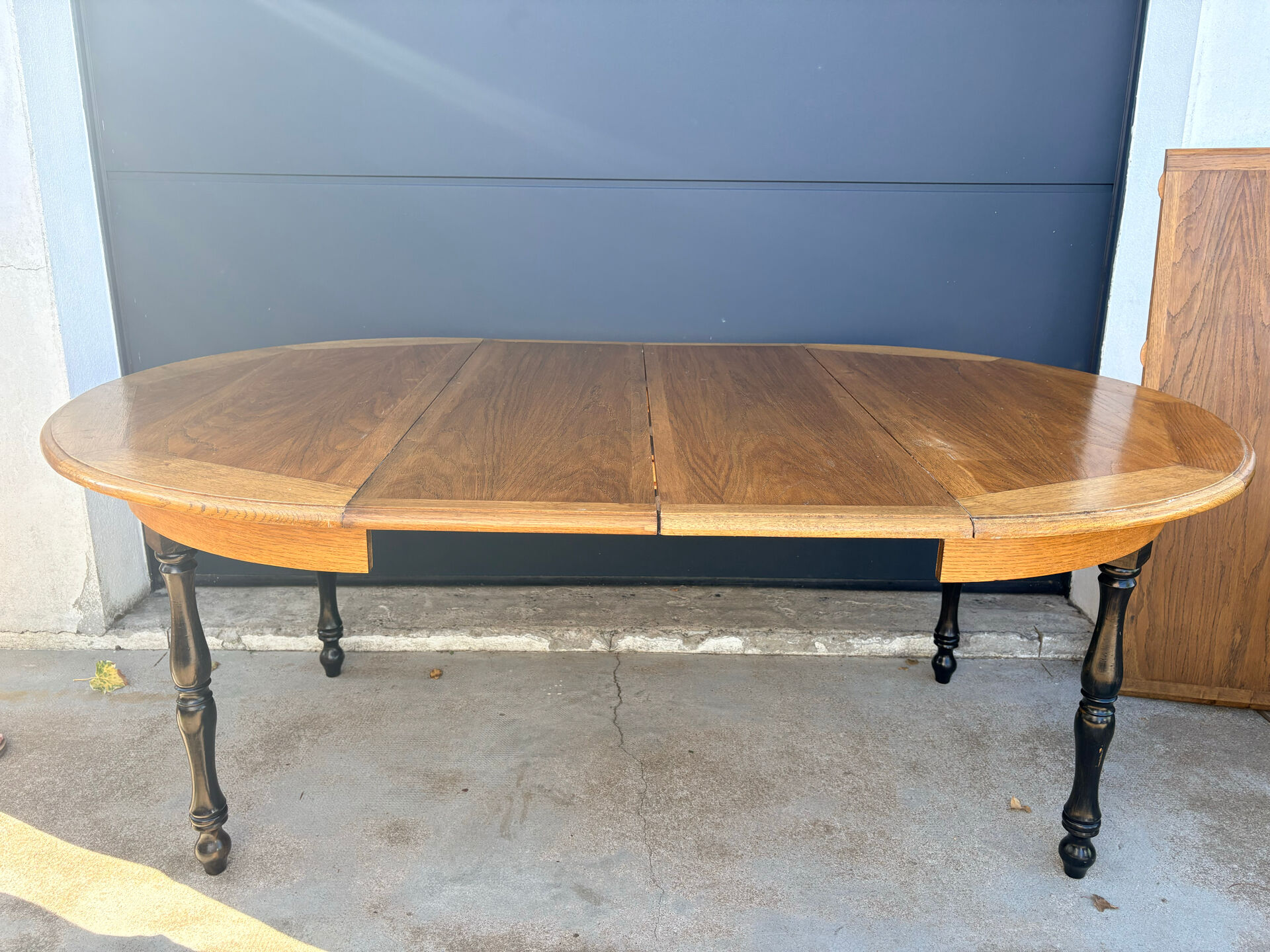 Table ancienne extensible en chêne massif