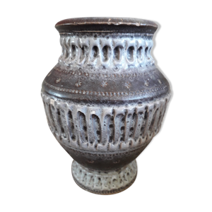vase vintage signé en
