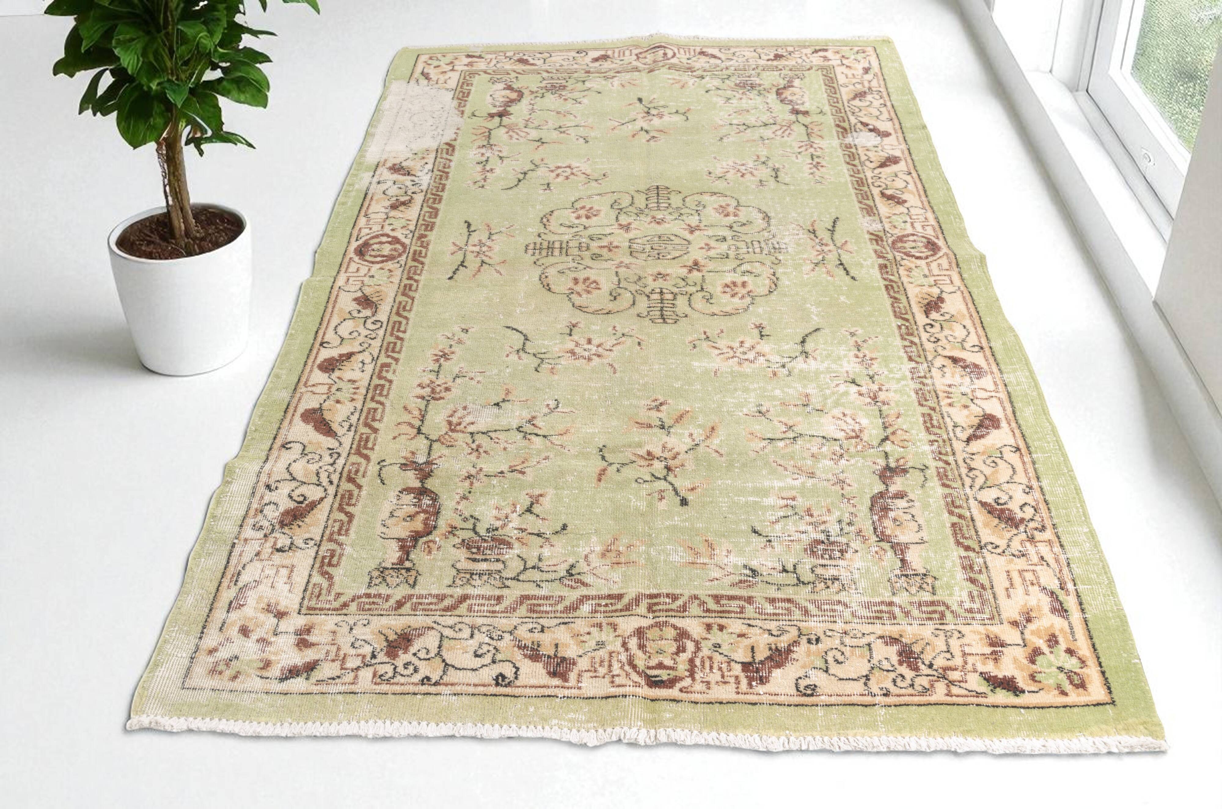 Green Oushak Turkish Carpet sku 861