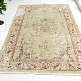 Green Oushak Turkish Carpet sku 861