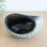 70s glazed ceramic tidy