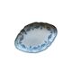 Small iron earth dish Emile Bourgeois blue flower garland pattern