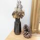 Vintage midnight blue ceramic vase