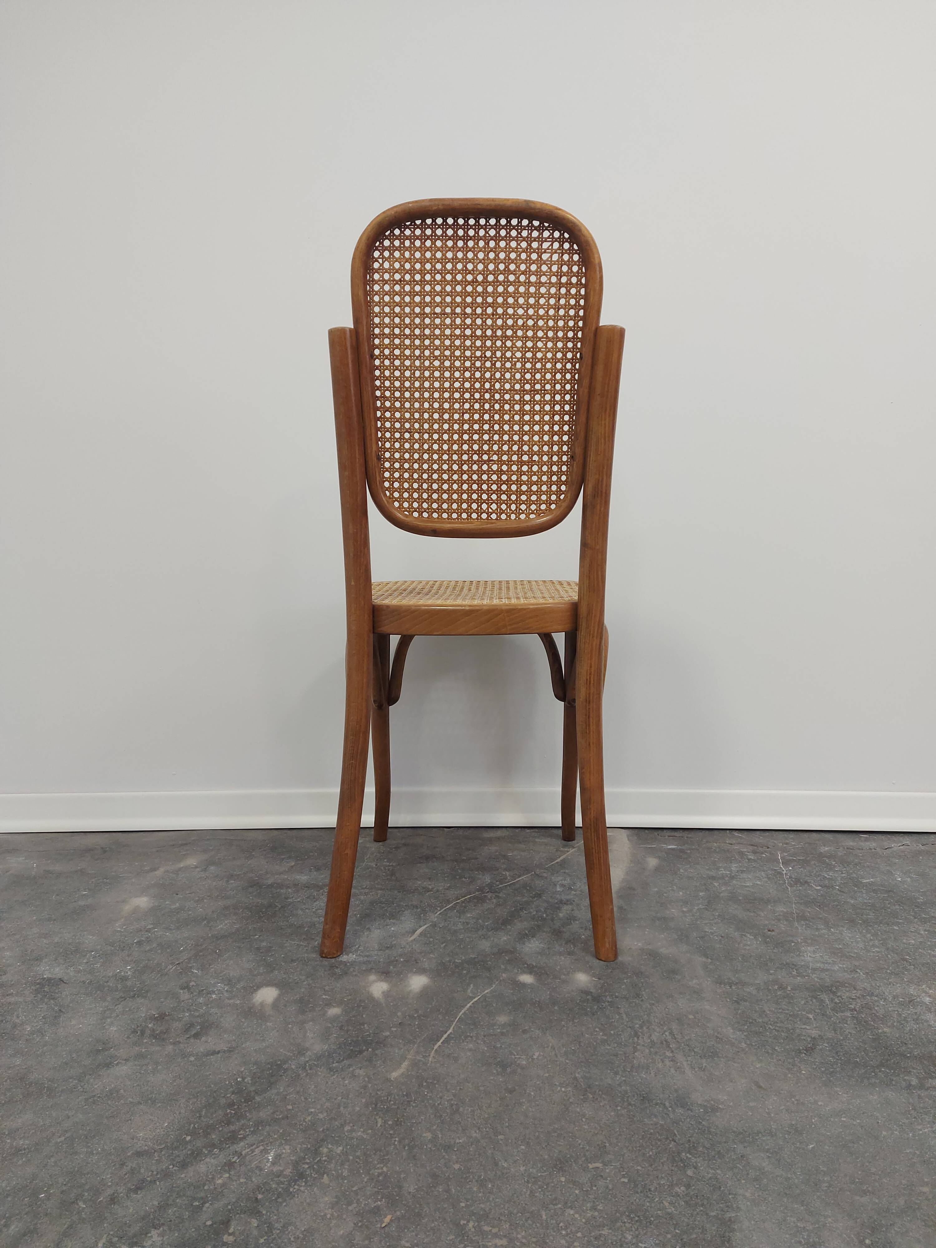 Chair, bentwood cane, 1960s