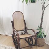 Rocking chair caned