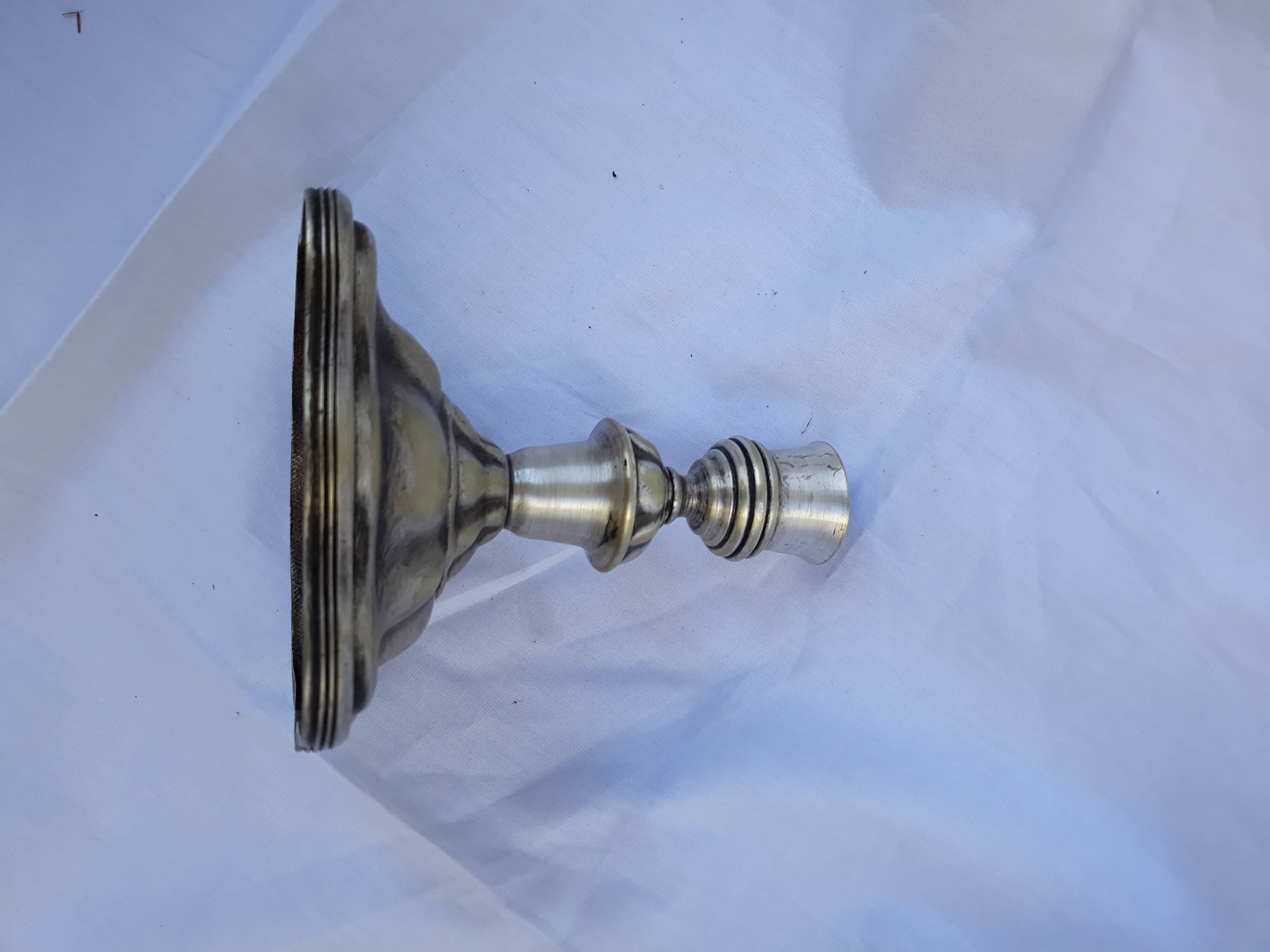 Former chandelier silver metal