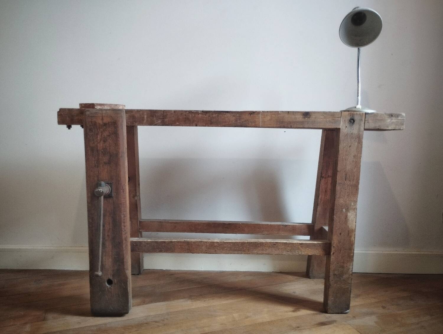 Small wooden workbench