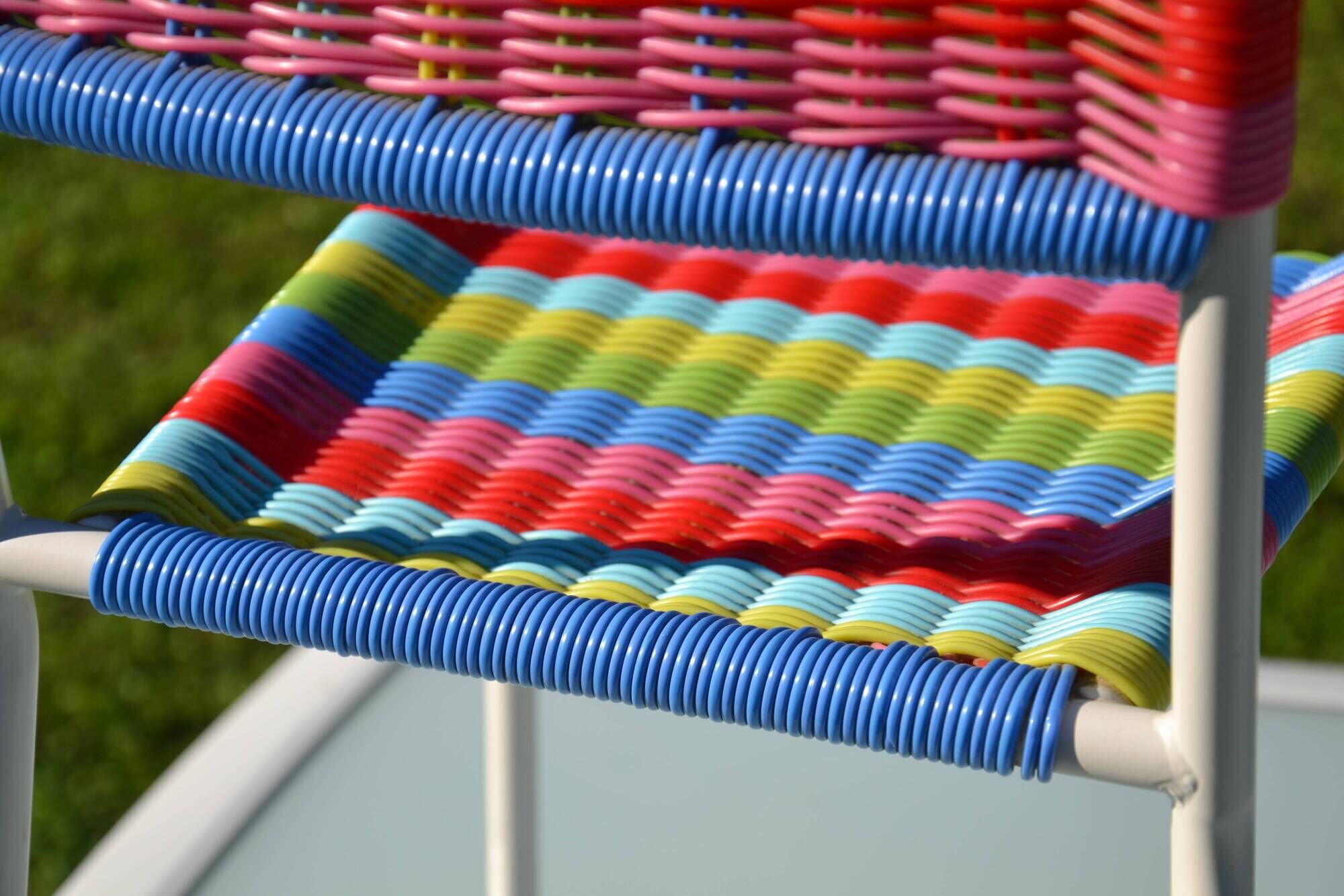 "Fargglad" child scoubidou chair Ikea 1999