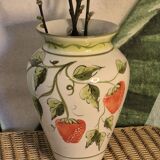 Vase fraises