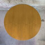 Table ronde scandinave extensible vintage