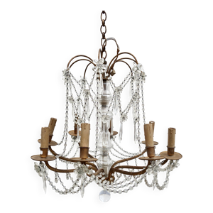 lustre 8 Lumières en - cristal