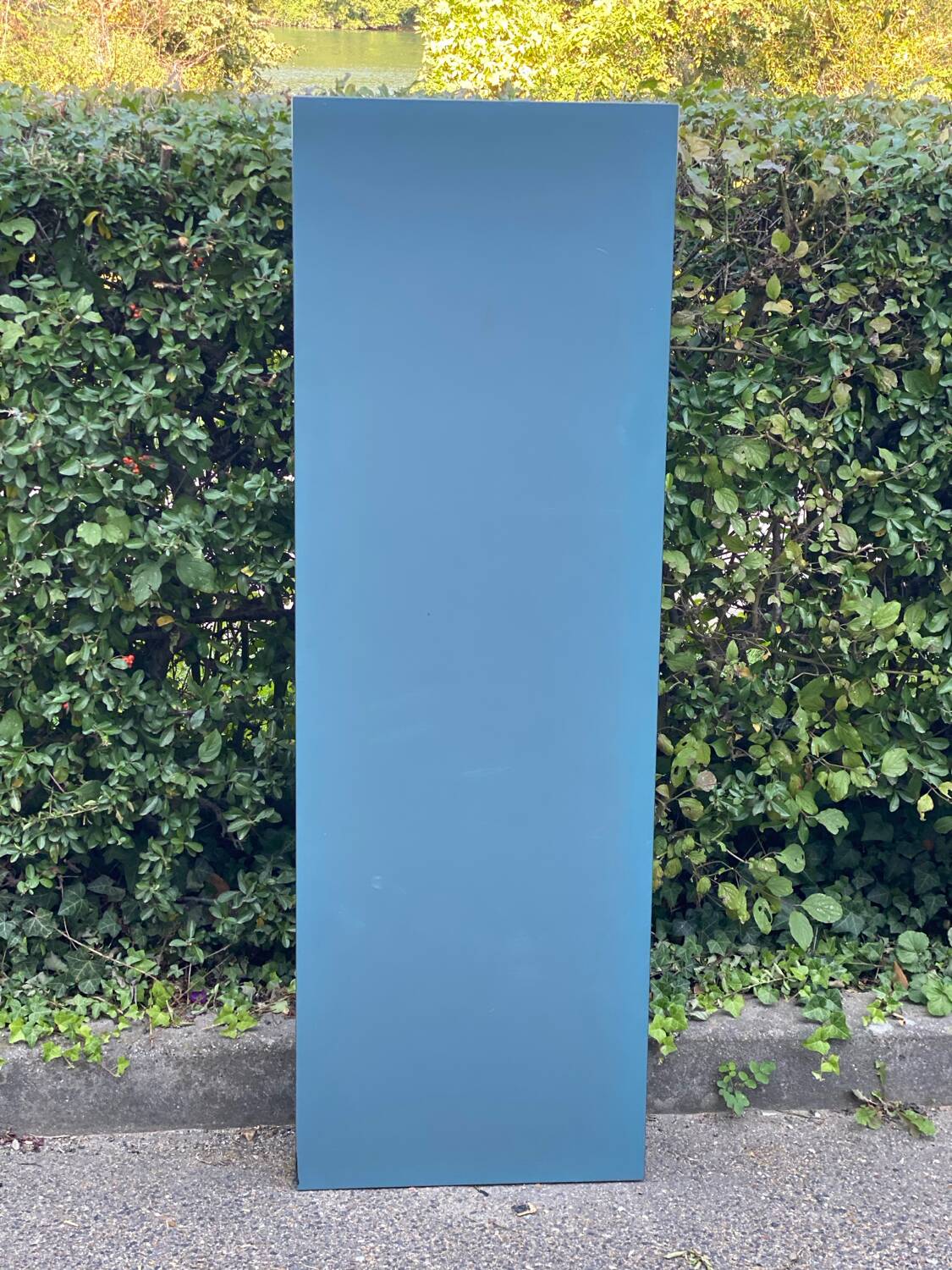 Vintage rectangular frameless mirror 50x150