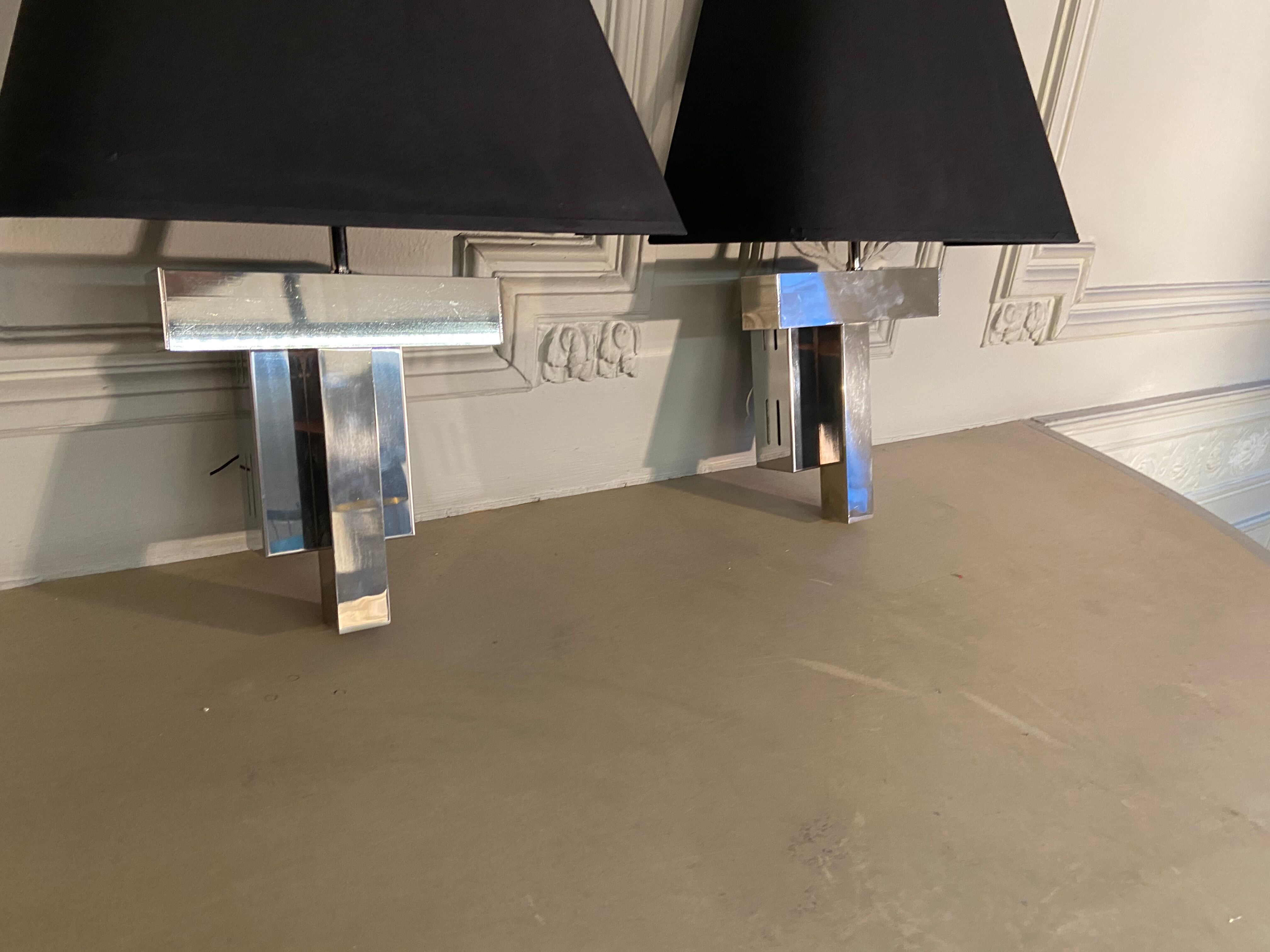 Pair of Lumica wall lamps, Italy, 1970s