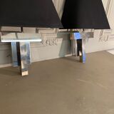 Pair of Lumica wall lamps, Italy, 1970s