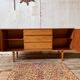 Scandinavian vintage walnut row 1960