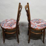 Pair of Baumann bistro chairs
