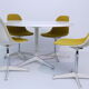 Dining set by Charles et Ray Eames for Herman Miller, 1970