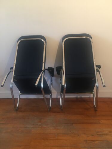 Paire de fauteuils modernistes années 50