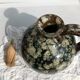 Glazed stoneware oil bottle