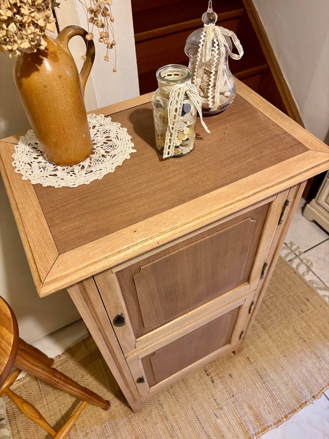 Small wooden wardrobe