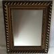 Miroir en bois doré 37,5 x 45 cm