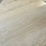 Travertine dining table
