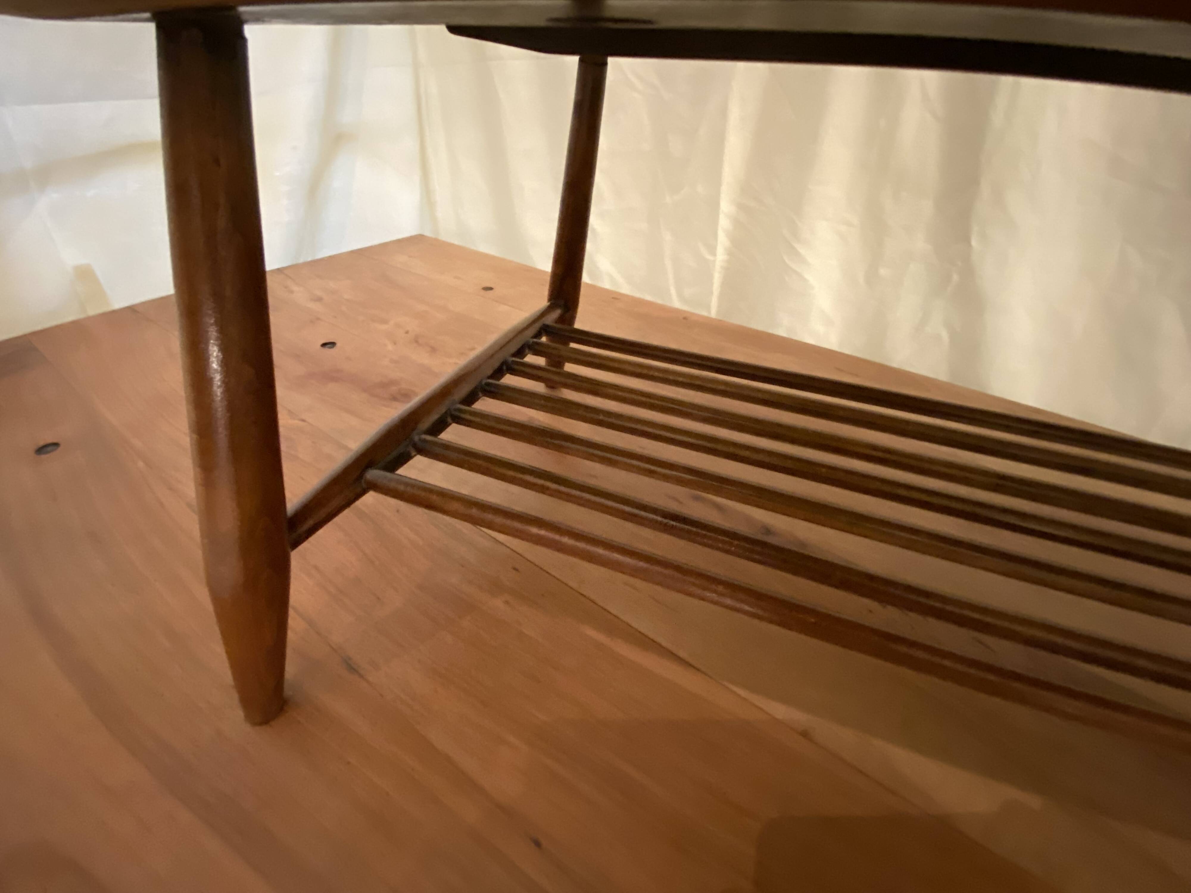 Scandinavian solid wood coffee table