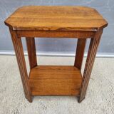 Art Deco Octagonal Console Table with 2 Trays