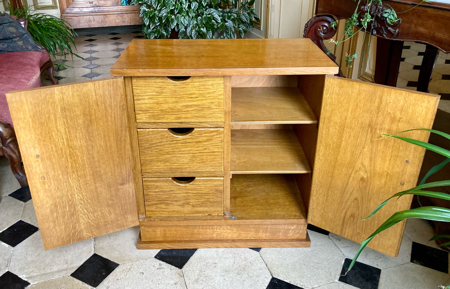 Vintage oak sideboard