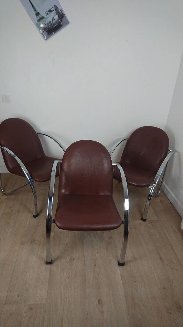 Fauteuil Slichaise Souvignet chrome