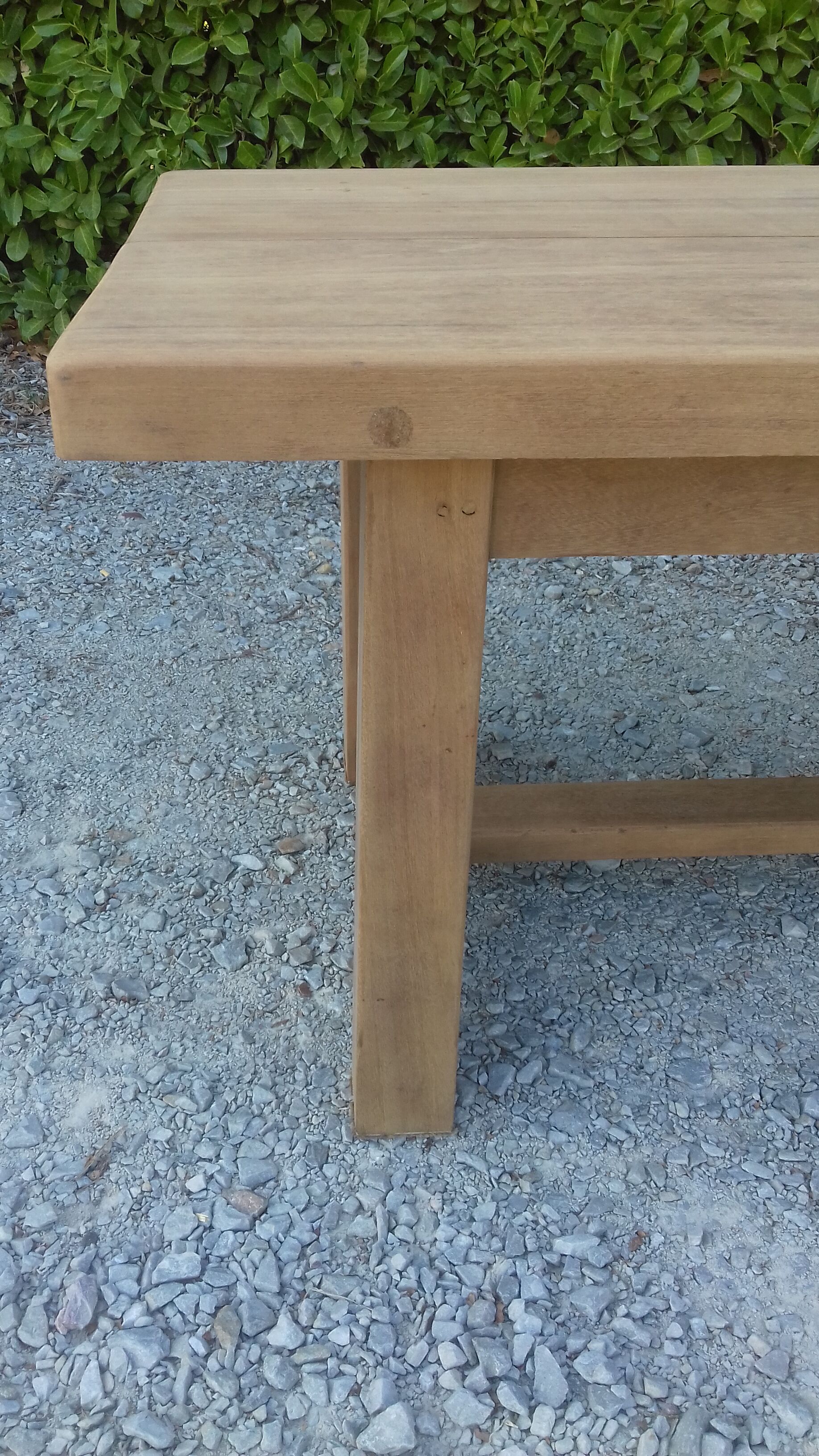 Farm table in solid cherry