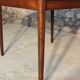 Extendable dining table "flip-top"/"wallet" Scandinavian vintage teak by Nils Jonsson for TROEDS