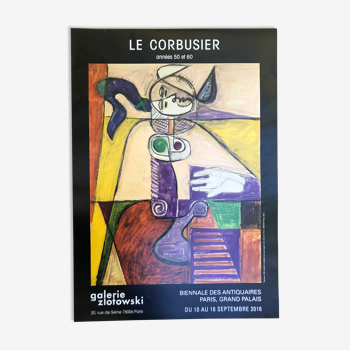 Le Corbusier Minotaure Original Offset Lithograph Galerie Zlotowski Paris 2016