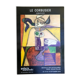 Le Corbusier Minotaure Original Offset Lithograph Galerie Zlotowski Paris 2016