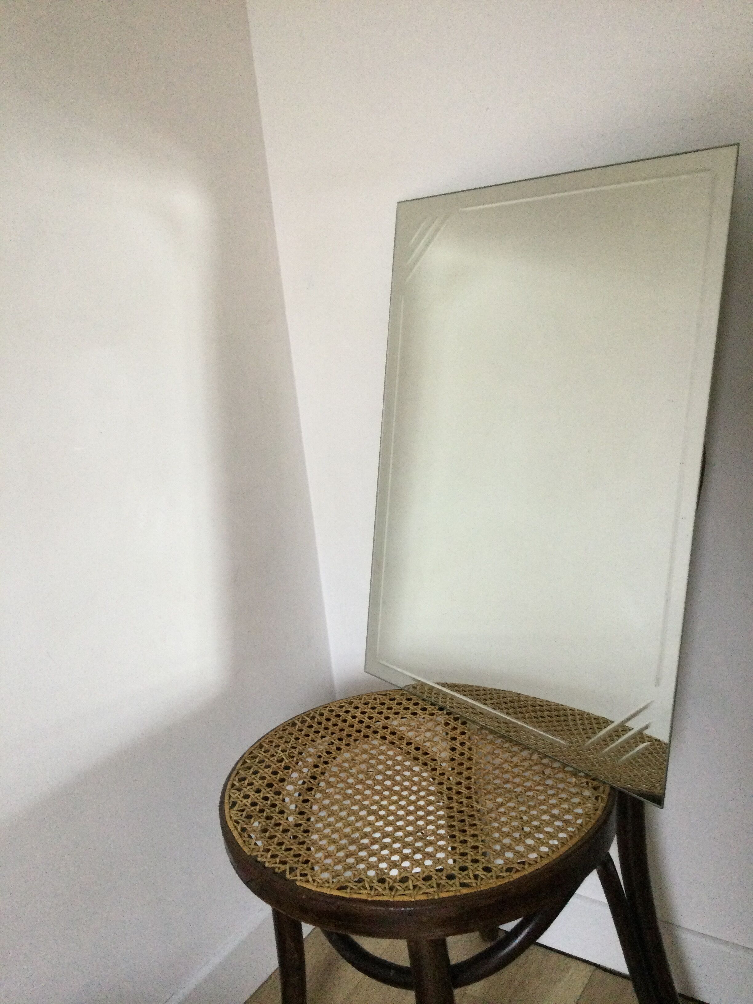 Bevelled vintage mirror  45x60cm