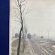 Georges lattès (1907-1989), gennevilliers station, watercolor and gouache