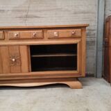 Sideboard buffet oak charles dudouyt art deco 1940