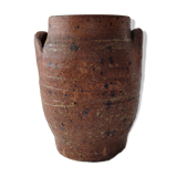 Vase jarre en grès artisanal