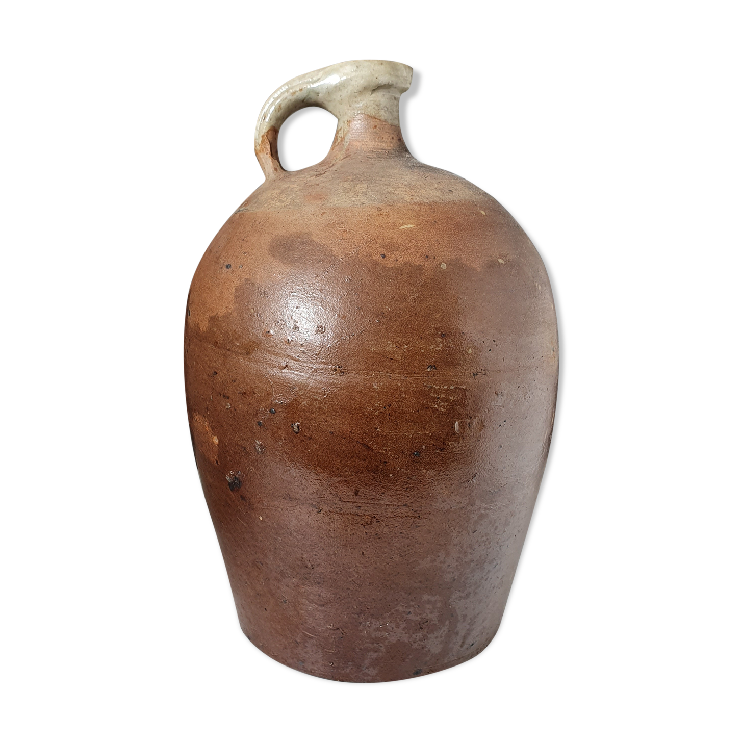 Enamelled sandstone jug
