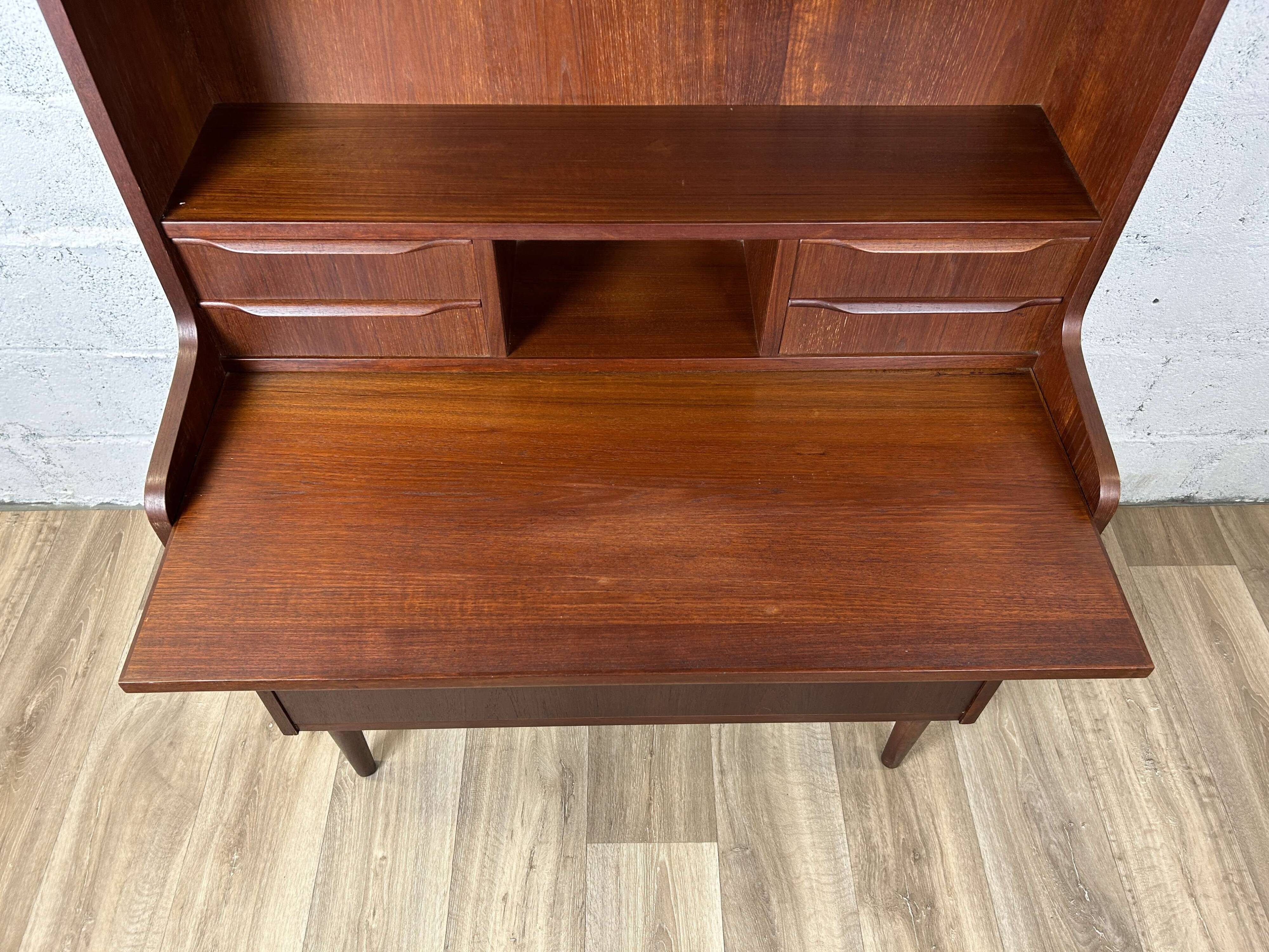 Vintage Scandinavian teak bookcase by EP Møbler, 1960s