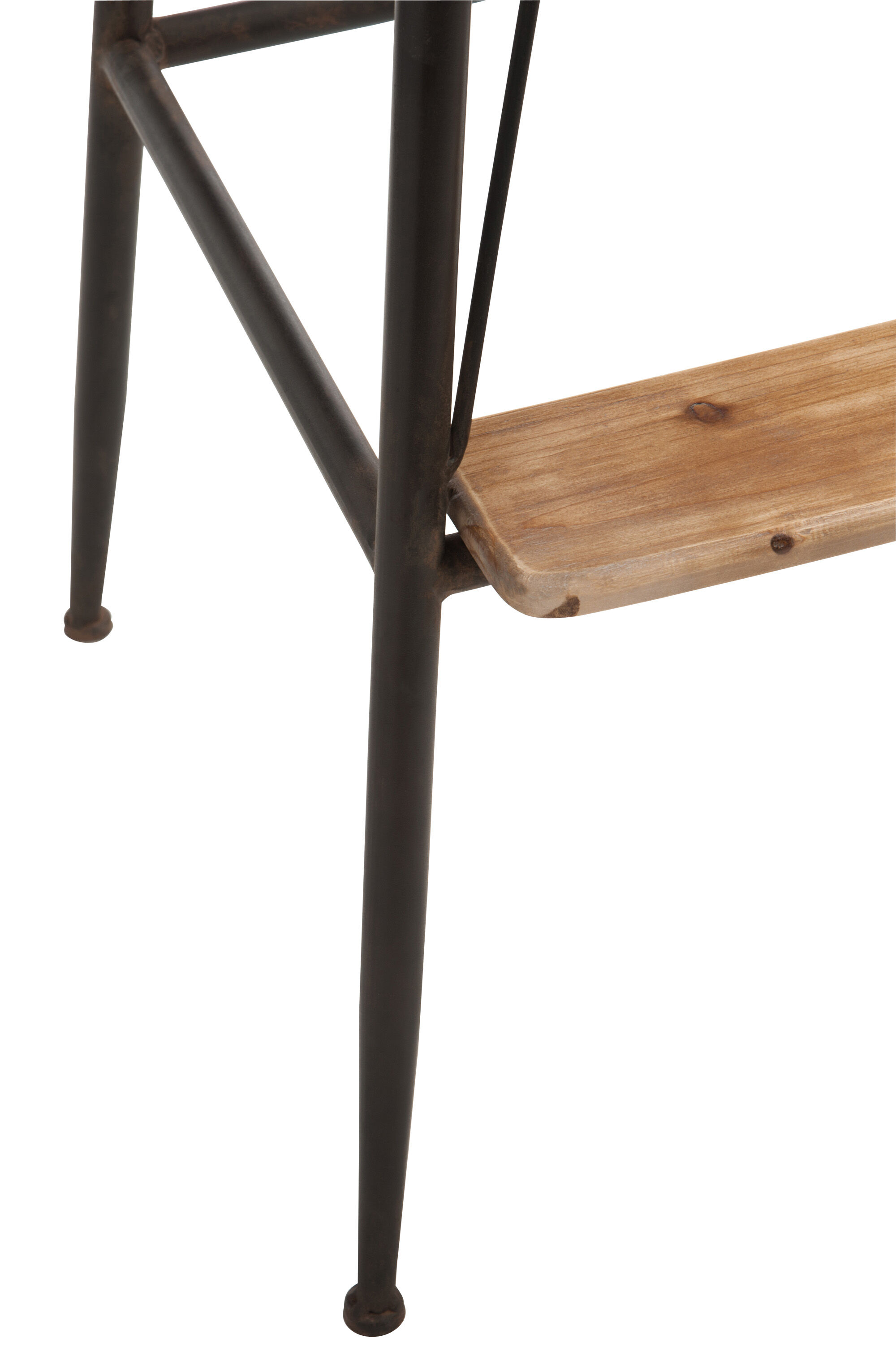 Bar chair made of iron and wood