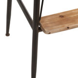 Bar chair made of iron and wood